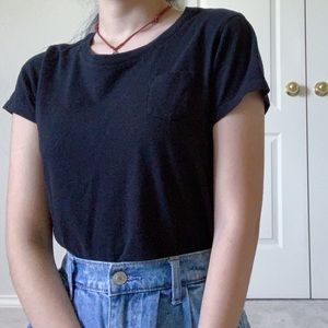 Black T-shirt with Pocket